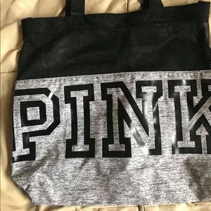 Pink & black Pink handbag